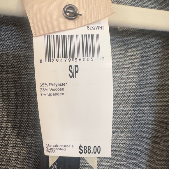 Philosophy Republic Clothing Plaid Blazer Jacket Women's Size S P Black - Picture 7 of 9